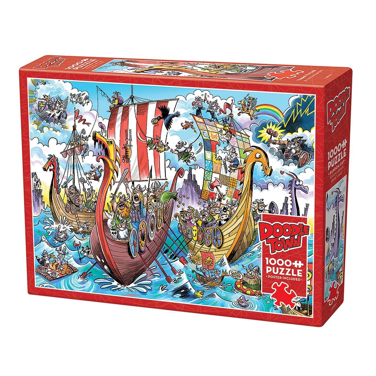 Cobble Hill - Doodletown - Viking Voyage (1000-Piece Puzzle)