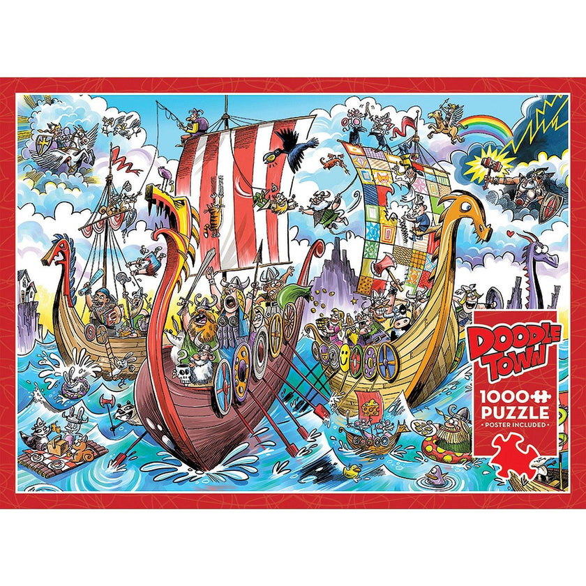 Cobble Hill - Doodletown - Viking Voyage (1000-Piece Puzzle)