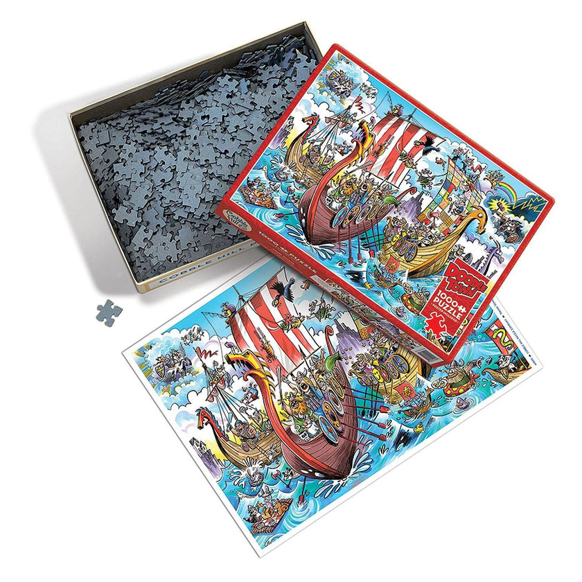 Cobble Hill - Doodletown - Viking Voyage (1000-Piece Puzzle)