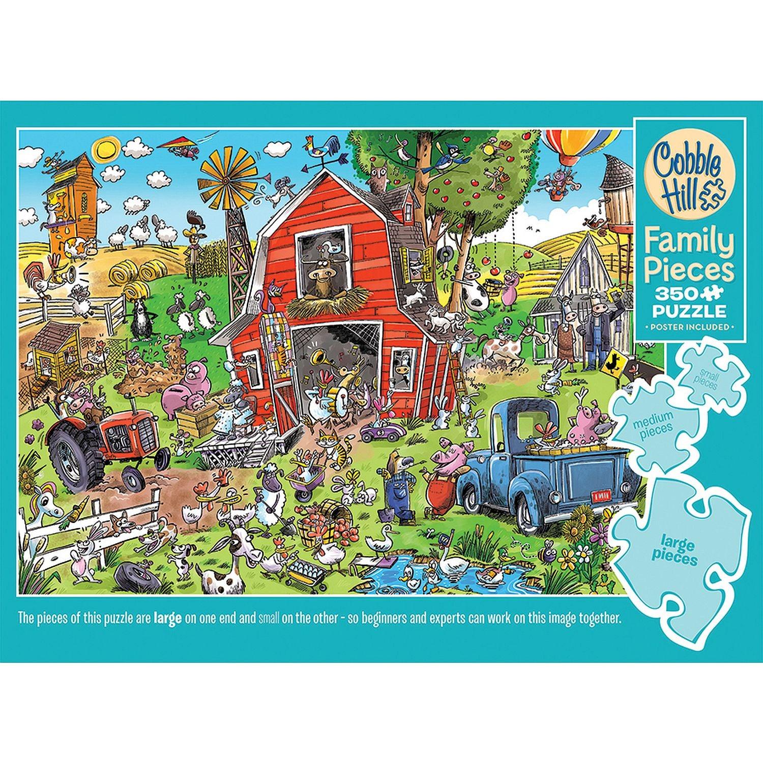 Cobble Hill - Farmyard Folly (350-Piece Puzzle)