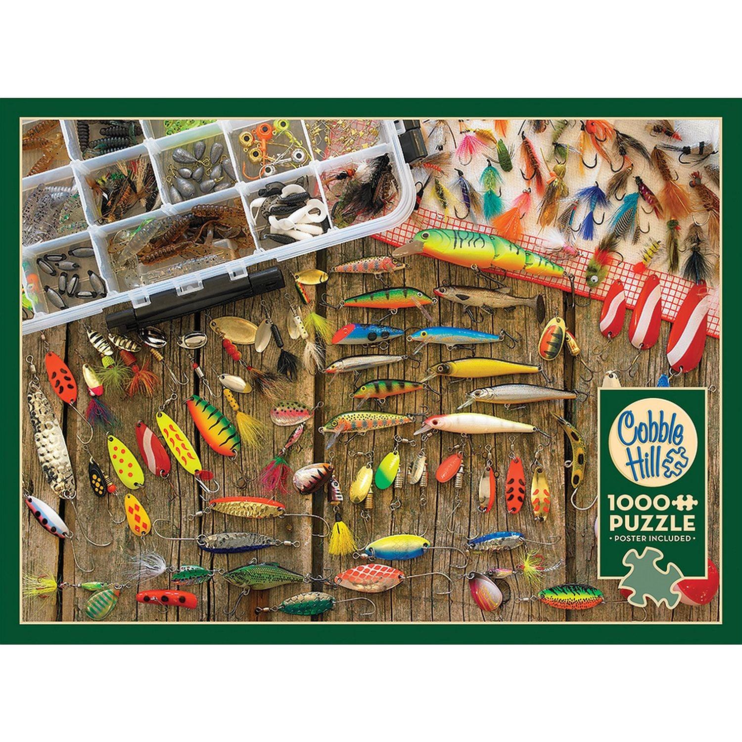 Cobble Hill - Fishing Lures (1000-Piece Puzzle)