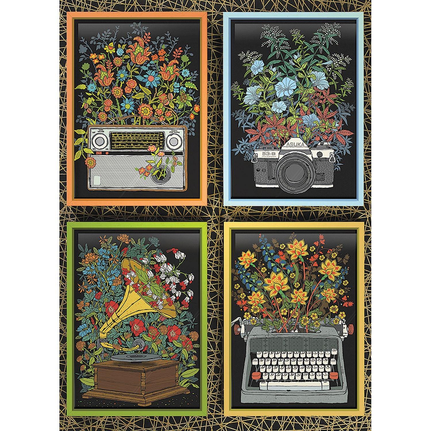 Cobble Hill - Floral Objects (1000-Piece Puzzle)