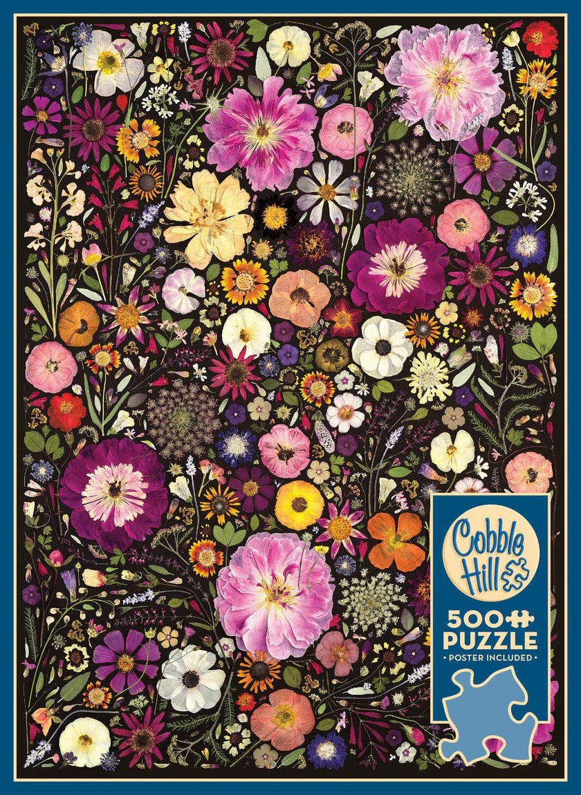 Cobble Hill - Flower Press: Little Hollow & Red Daisy | 500 Piece