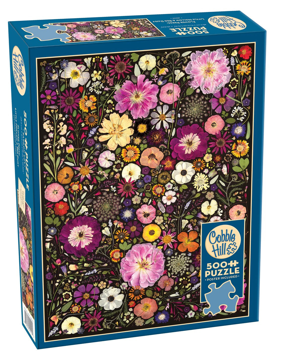 Cobble Hill - Flower Press: Little Hollow & Red Daisy | 500 Piece