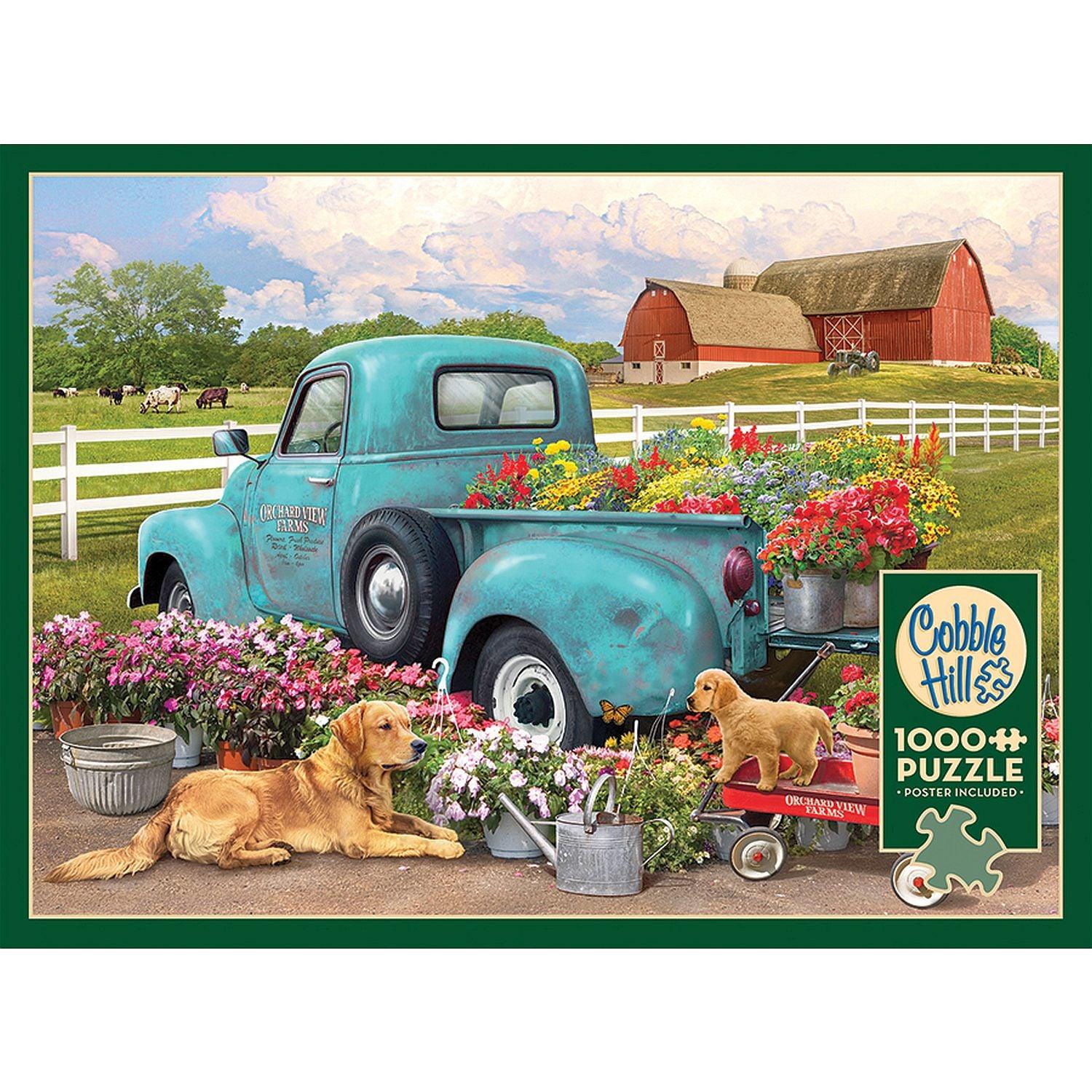Cobble Hill - Flower Truck (1000-Piece Puzzle)