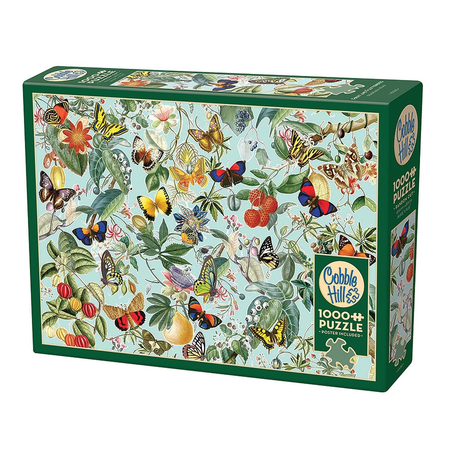 Cobble Hill - Fruits et papillons (Jigsaw Puzzle 1000 pièces)