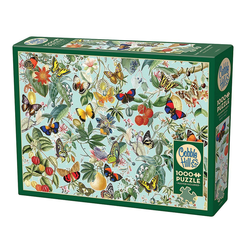 Cobble Hill - Fruits et papillons (Jigsaw Puzzle 1000 pièces)
