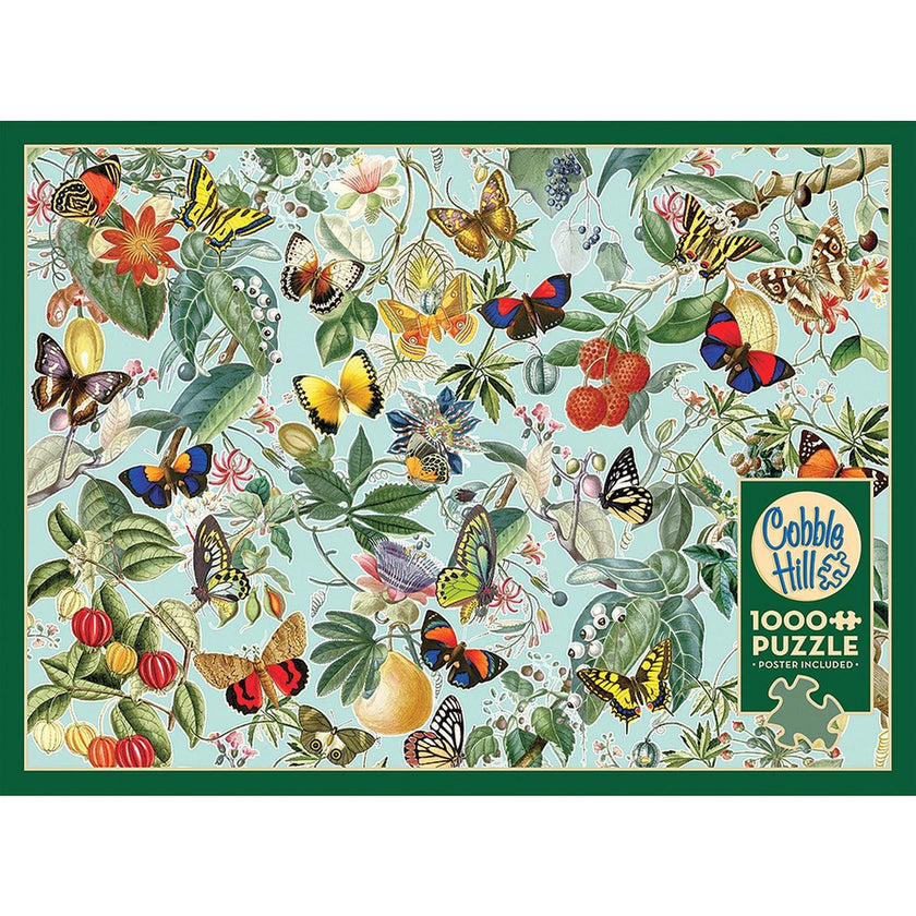 Cobble Hill - Fruits et papillons (Jigsaw Puzzle 1000 pièces)