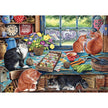 Cobble Hill - Garden Shed Cats (35-Piece Puzzle Tray)
