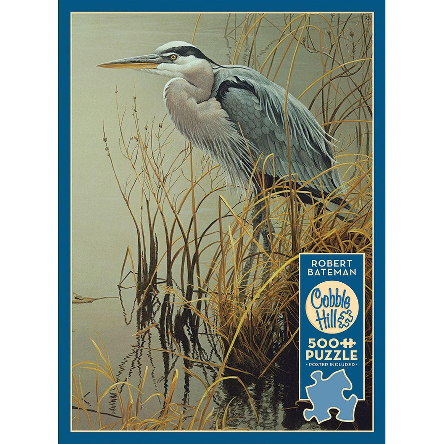 Cobble Hill - Great Blue Heron (500-Piece Puzzle)