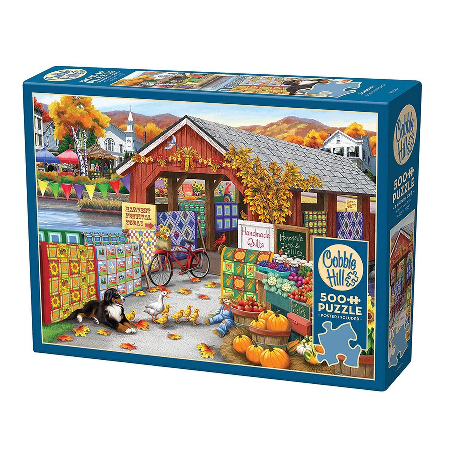 Cobble Hill - Harvest Festival (500-Piece Puzzle)