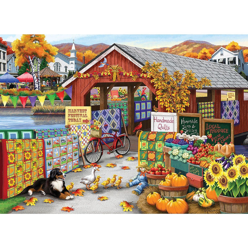Cobble Hill - Harvest Festival (500-Piece Puzzle)
