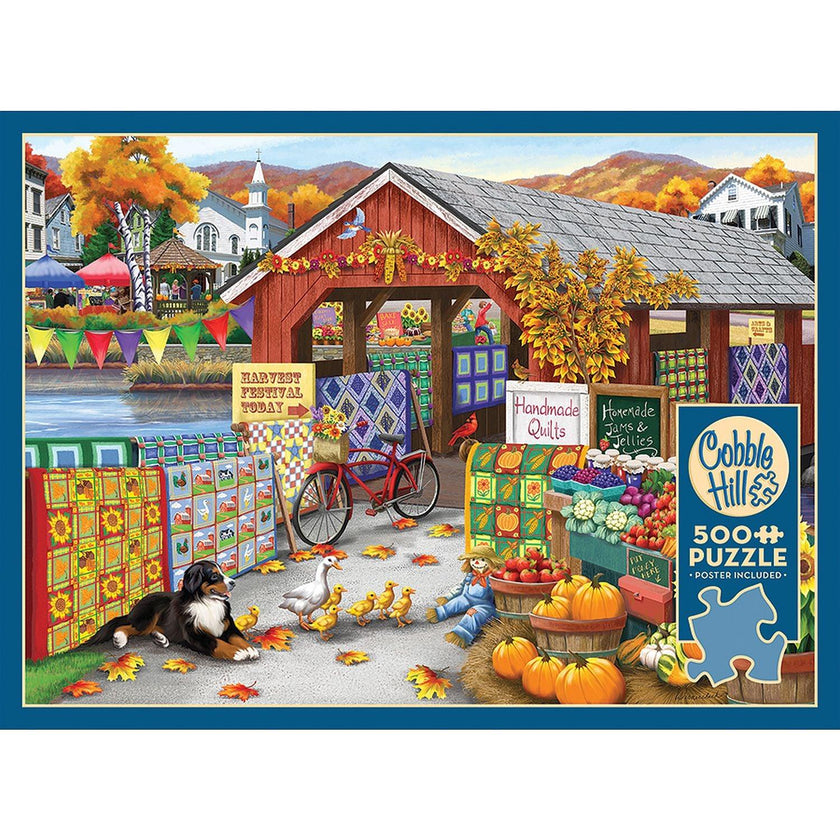 Cobble Hill - Harvest Festival (500-Piece Puzzle)