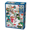 Cobble Hill - Hill of A Lot of Snowmen (500-Piece Puzzle)