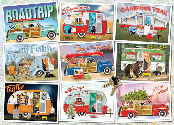 Cobble Hill - Hitting The Road (1000-Piece Puzzle)