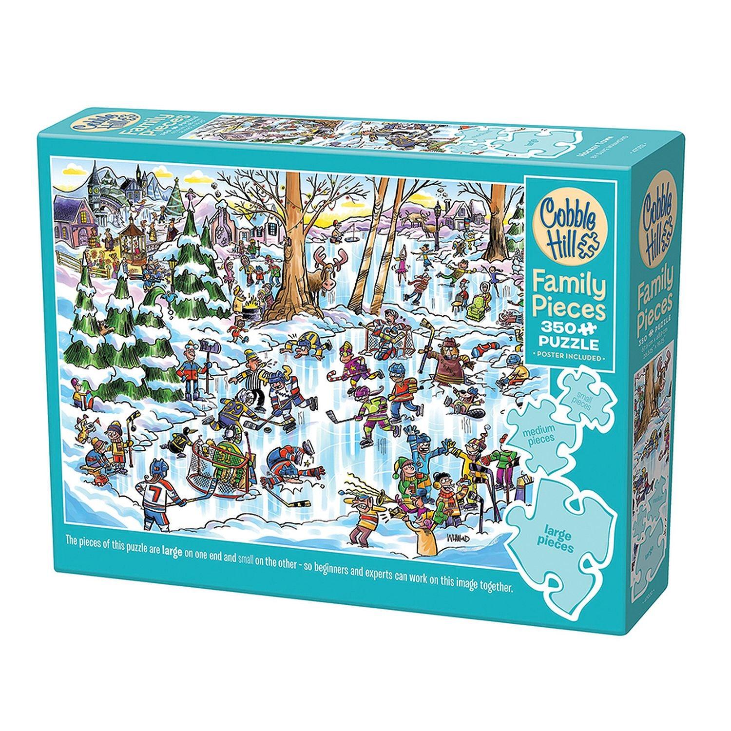 Cobble Hill - Hockey Town (350-Piece Puzzle)
