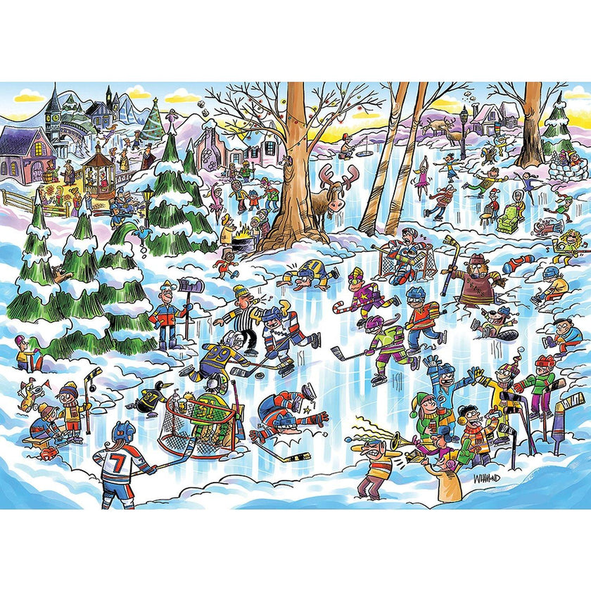 Cobble Hill - Hockey Town (350-Piece Puzzle)