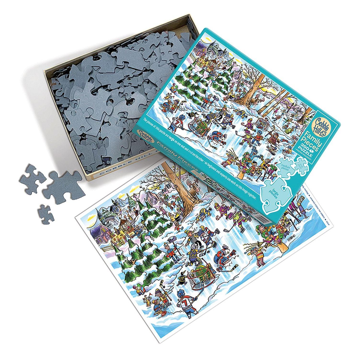 Cobble Hill - Hockey Town (350-Piece Puzzle)