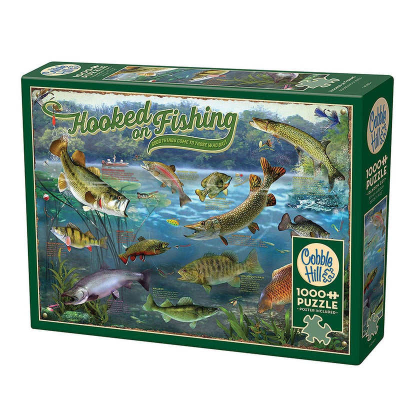 Cobble Hill - Hooked On Fishing (1000-Piece Puzzle)