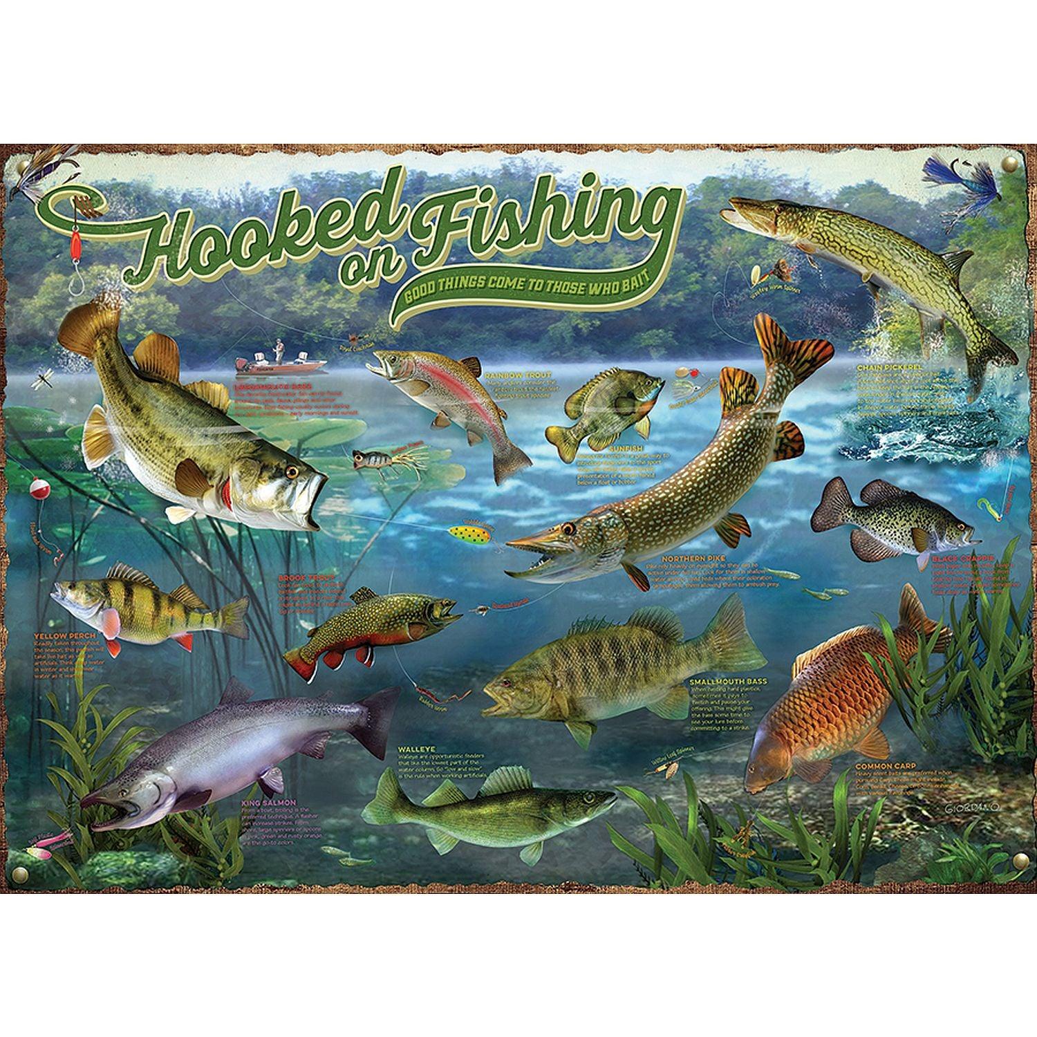 Cobble Hill - Hooked On Fishing (1000-Piece Puzzle)