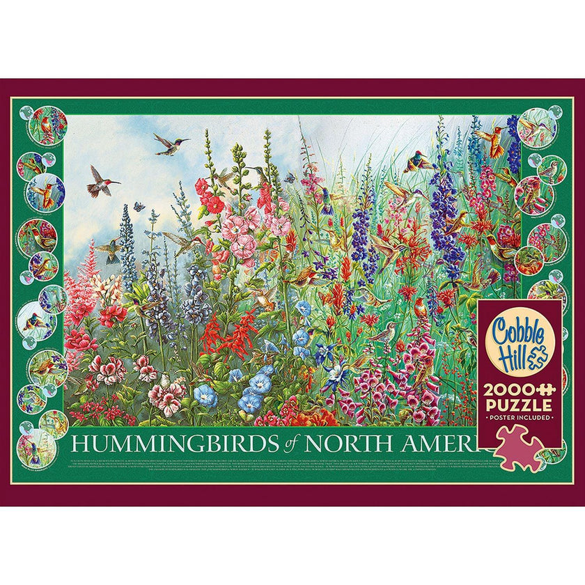 Cobble Hill - Les colibris d'Amérique du Nord (Jigsaw Puzzle 2000 pièces)
