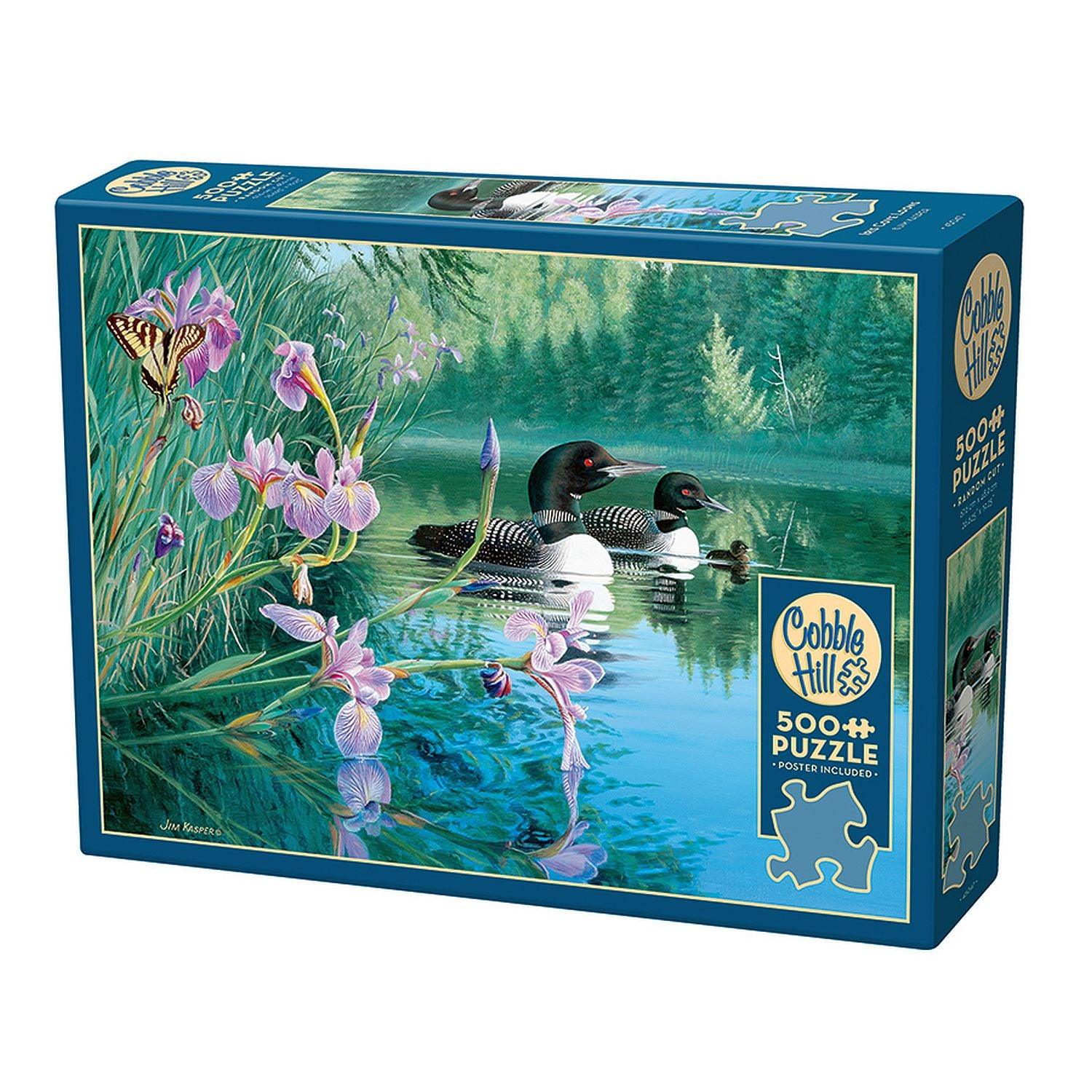 Cobble Hill - Iris Cove Loons (Jigsaw Puzzle 500 pièces)