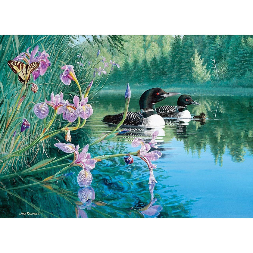 Cobble Hill - Iris Cove Loons (Jigsaw Puzzle 500 pièces)