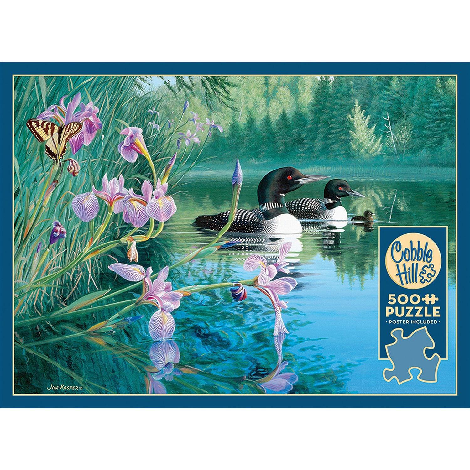 Cobble Hill - Iris Cove Loons (Jigsaw Puzzle 500 pièces)