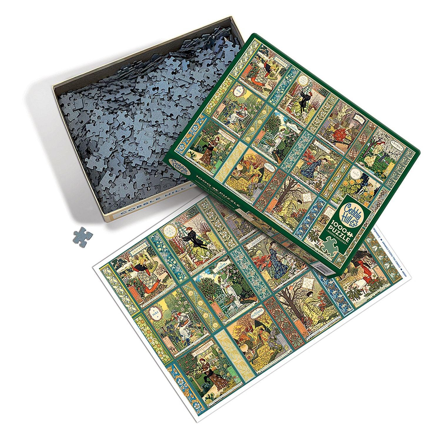Cobble Hill - Jardiniere - A Gardener's Calendar (1000-Piece Puzzle)
