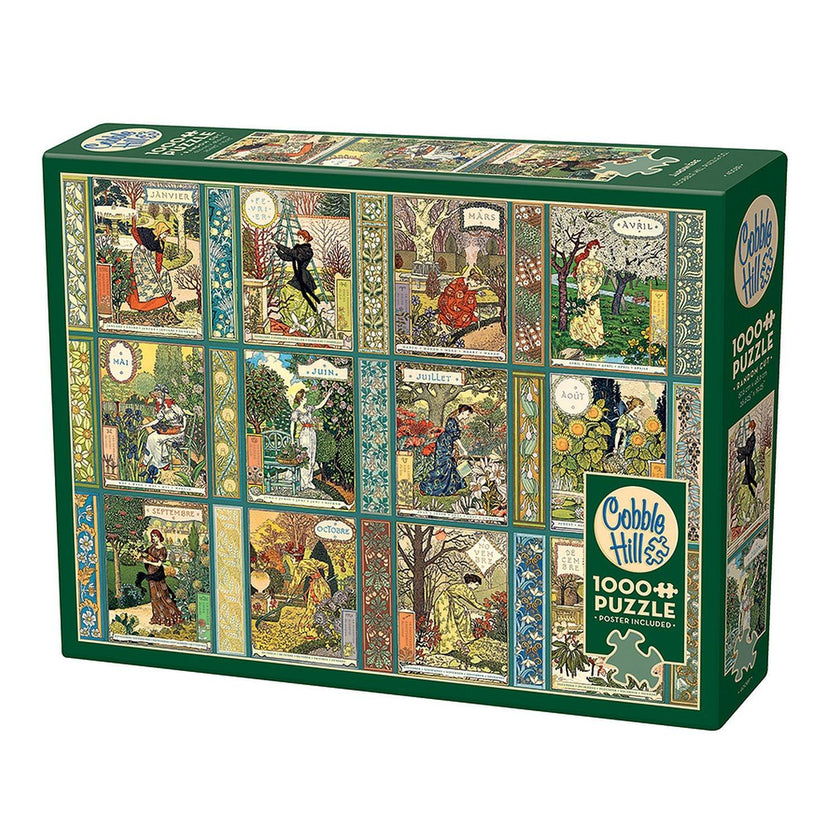 Cobble Hill - Jardiniere - A Gardener's Calendar (1000-Piece Puzzle)