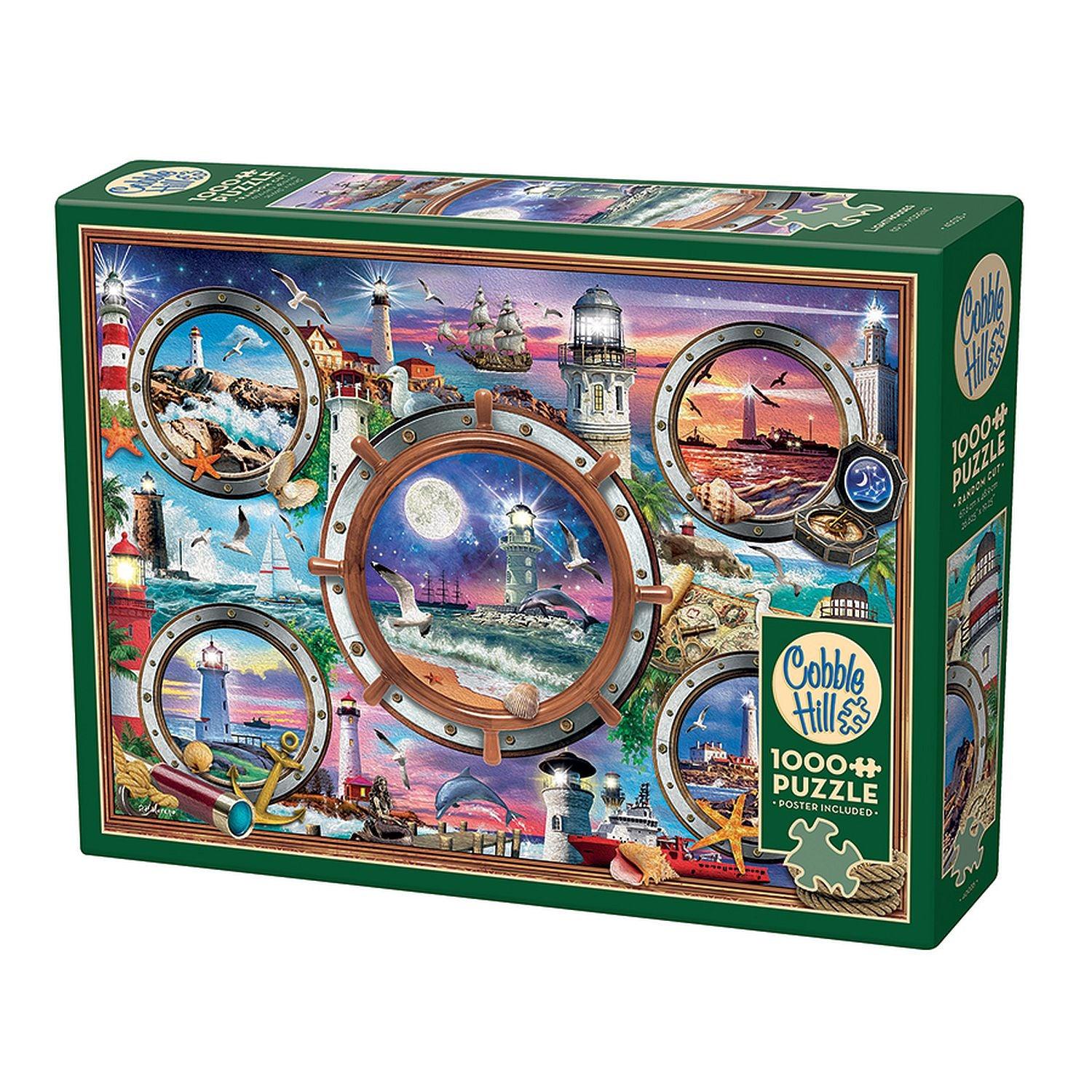 Cobble Hill - Lighthouses (1000-Piece Puzzle)