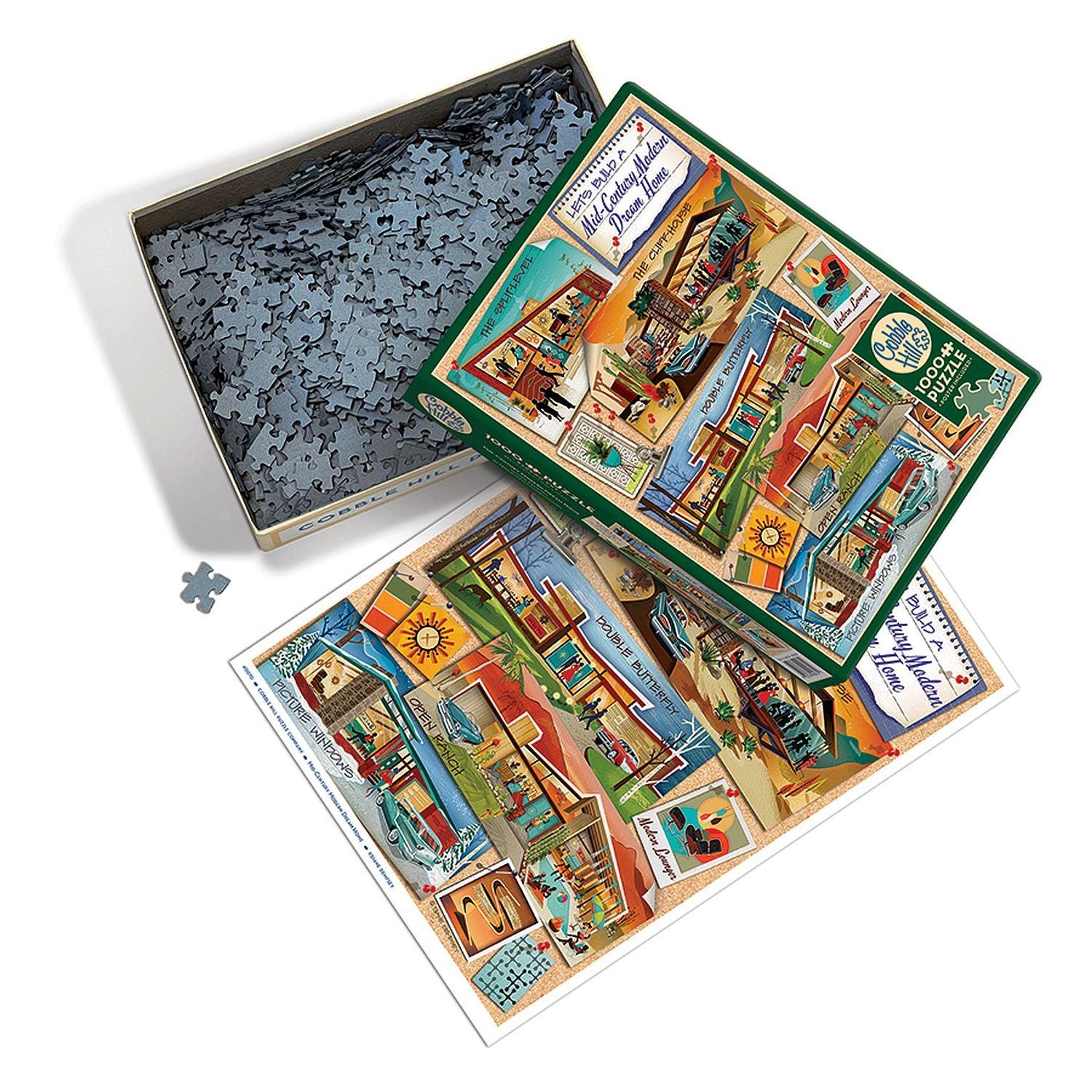 Cobble Hill - Mid - Century Modern Dream Home (1000-Piece Puzzle)