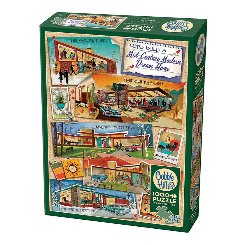 Cobble Hill - Mid - Century Modern Dream Home (1000-Piece Puzzle)