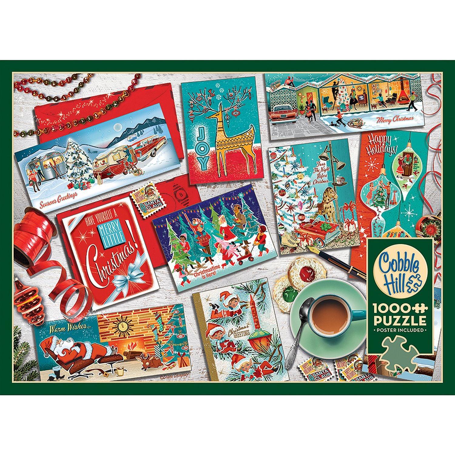 Cobble Hill - Mid Mod Season's Greetings (1000-Piece Puzzle)
