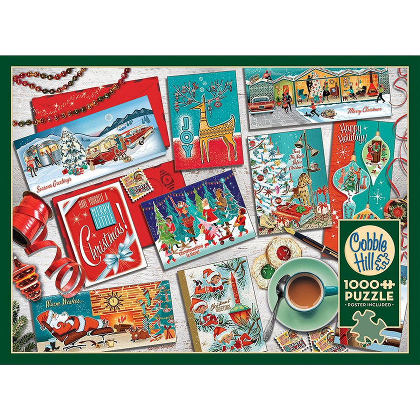 Cobble Hill - Mid Mod Season's Greetings (1000-Piece Puzzle)