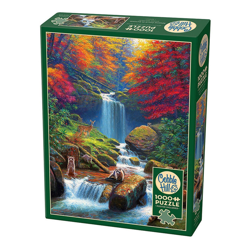 Cobble Hill - Mystic Fallsin Autumn (1000-Piece Puzzle)