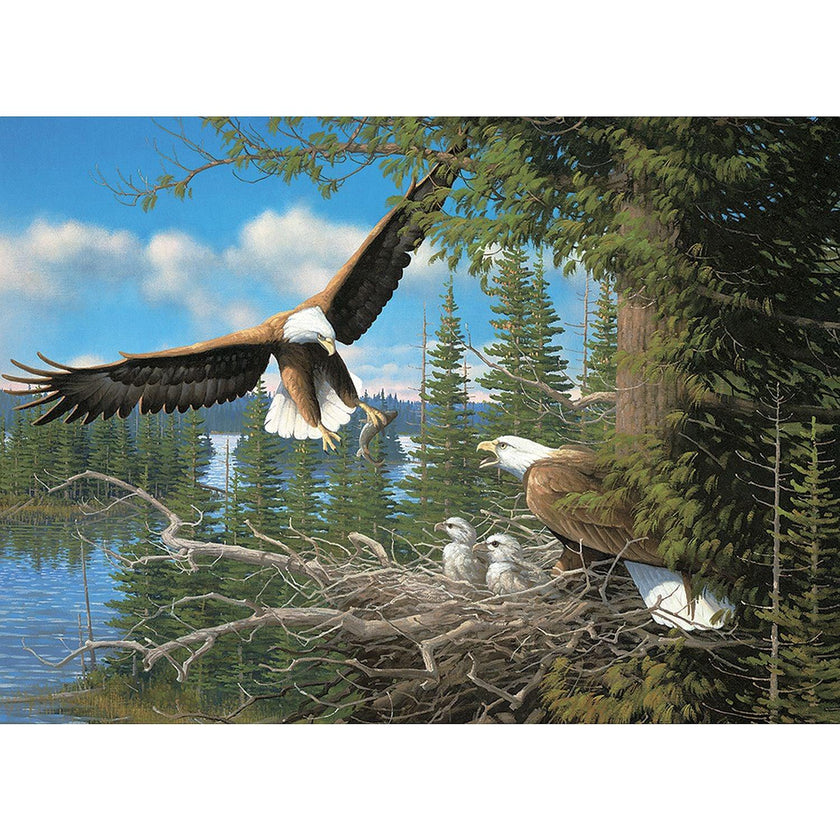 Cobble Hill - Nesting Eagles (1000-Piece Puzzle)
