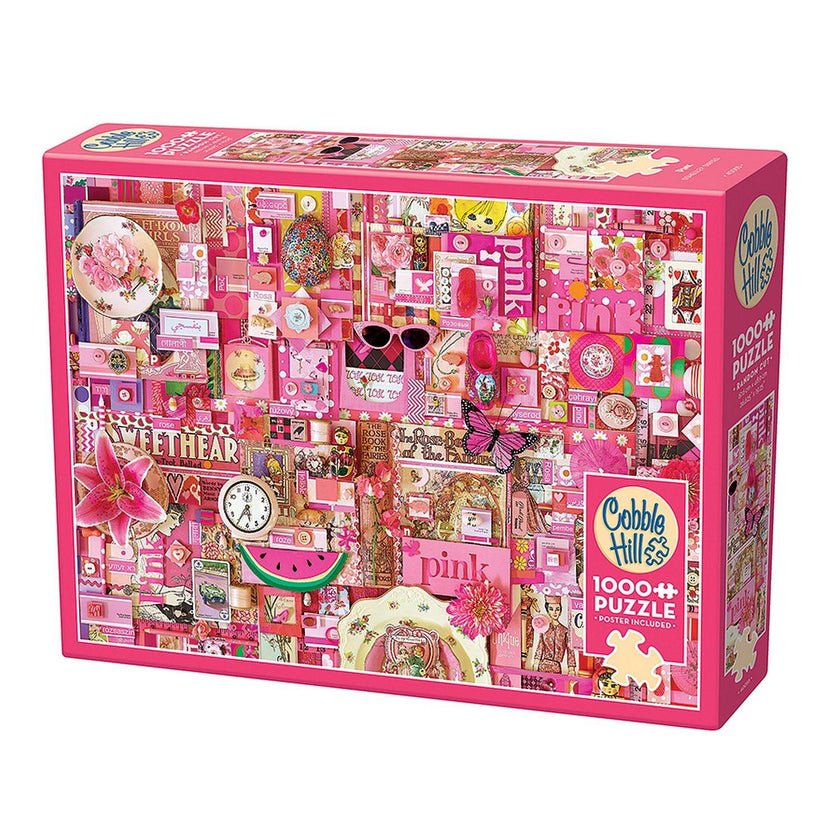 Cobble Hill - Pink (1000-Piece Puzzle)