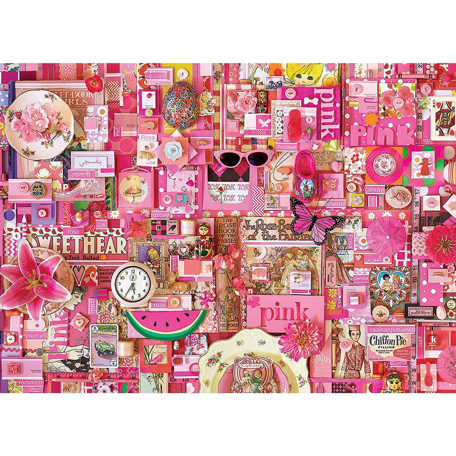 Cobble Hill - Pink (1000-Piece Puzzle)