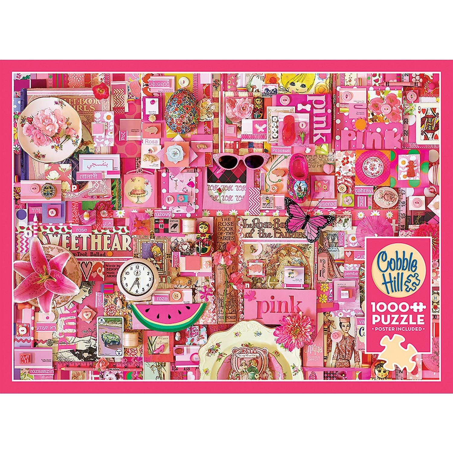 Cobble Hill - Pink (1000-Piece Puzzle)