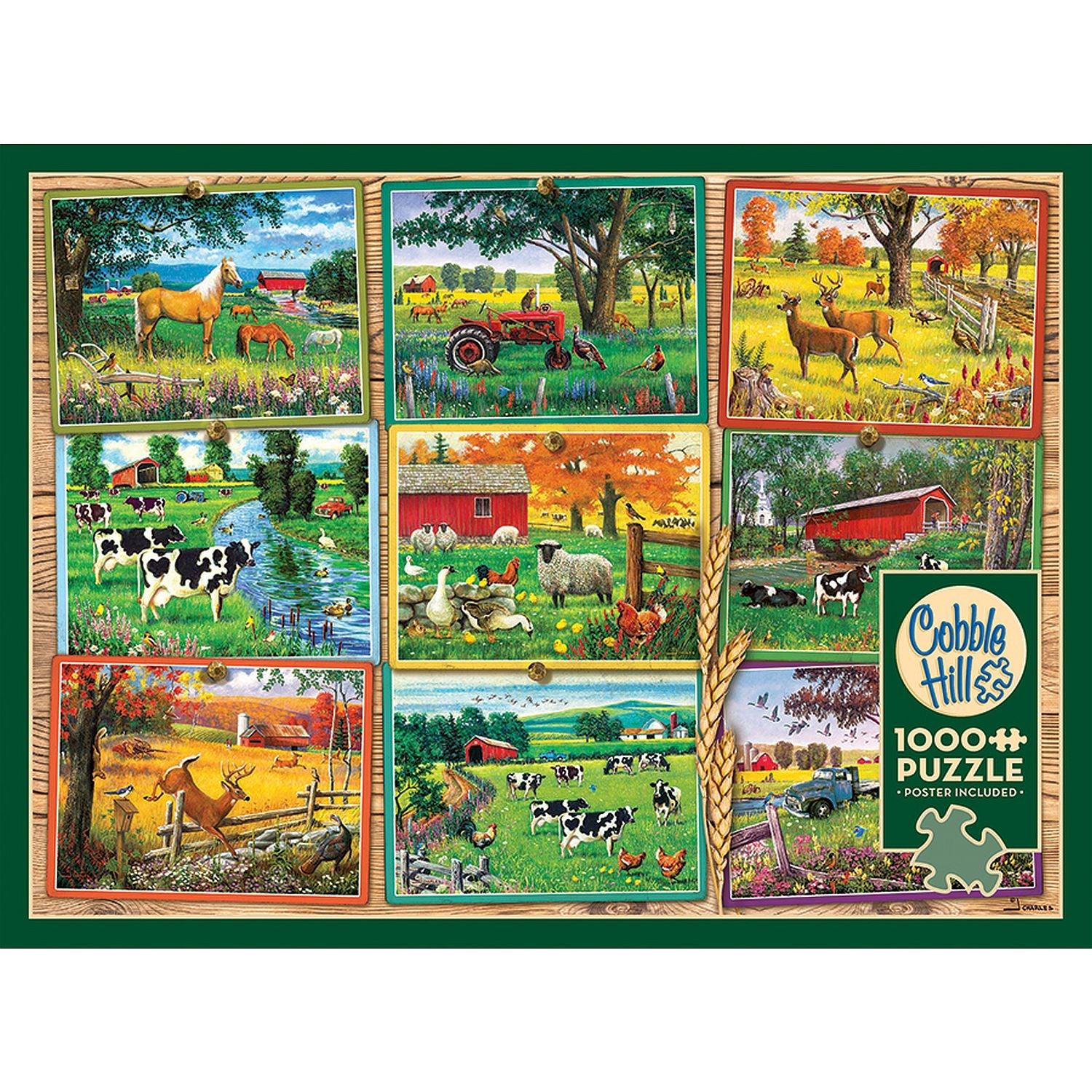 Cobble Hill - Postcards From The Farm (1000-Piece Puzzle)