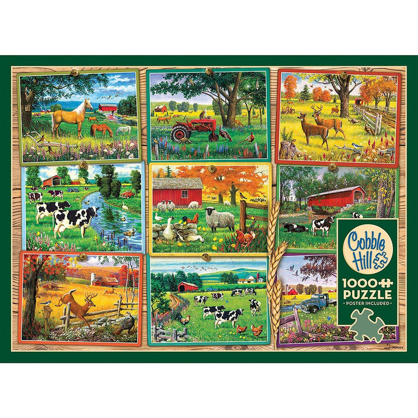 Cobble Hill - Postcards From The Farm (1000-Piece Puzzle)