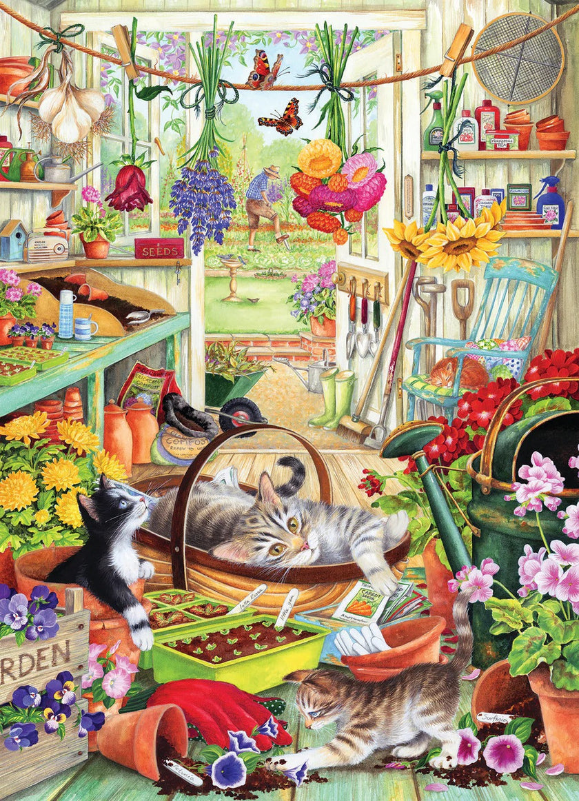 Cobble Hill - Potting Shed Cats | 500 Piece