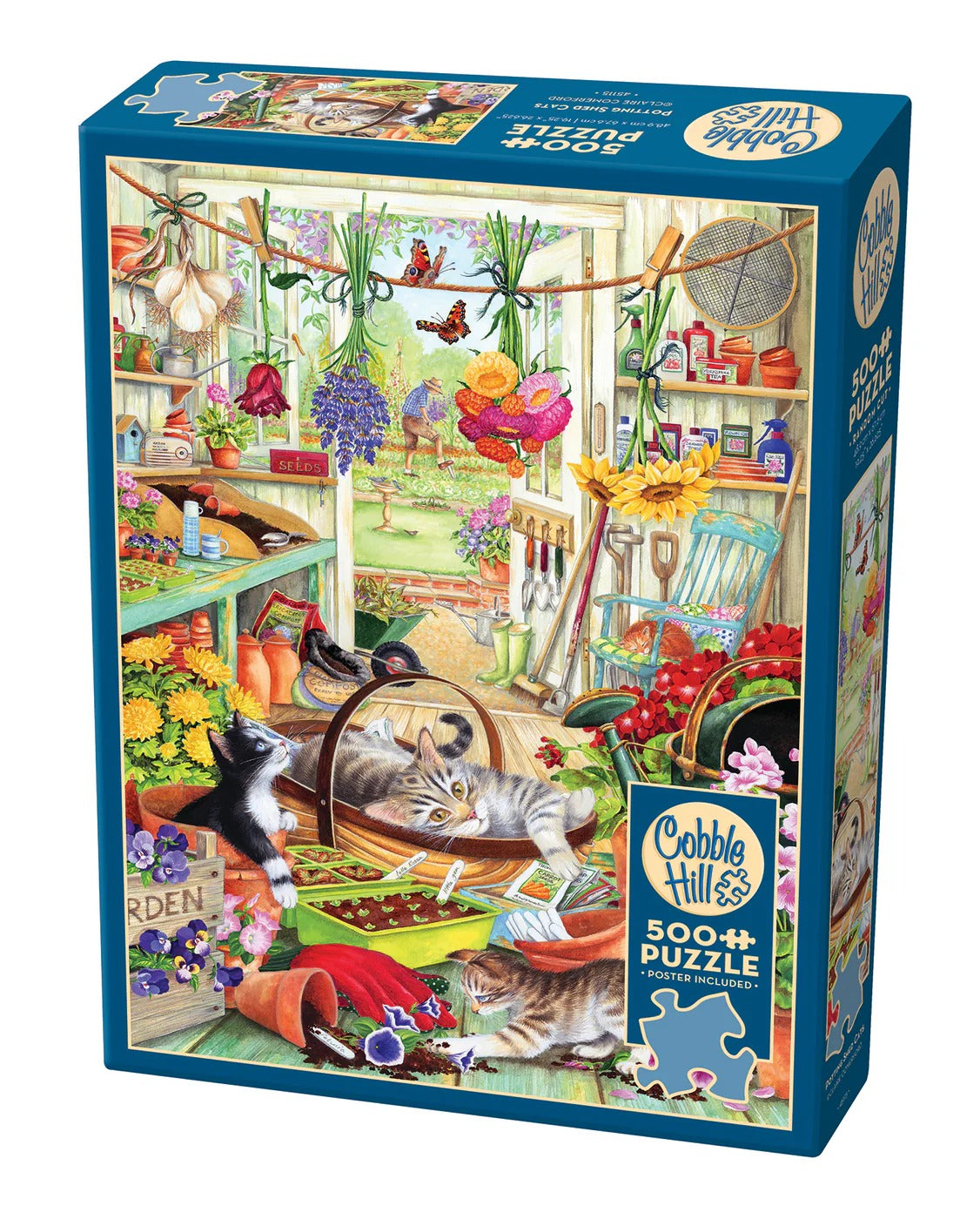 Cobble Hill - Potting Shed Cats | 500 Piece