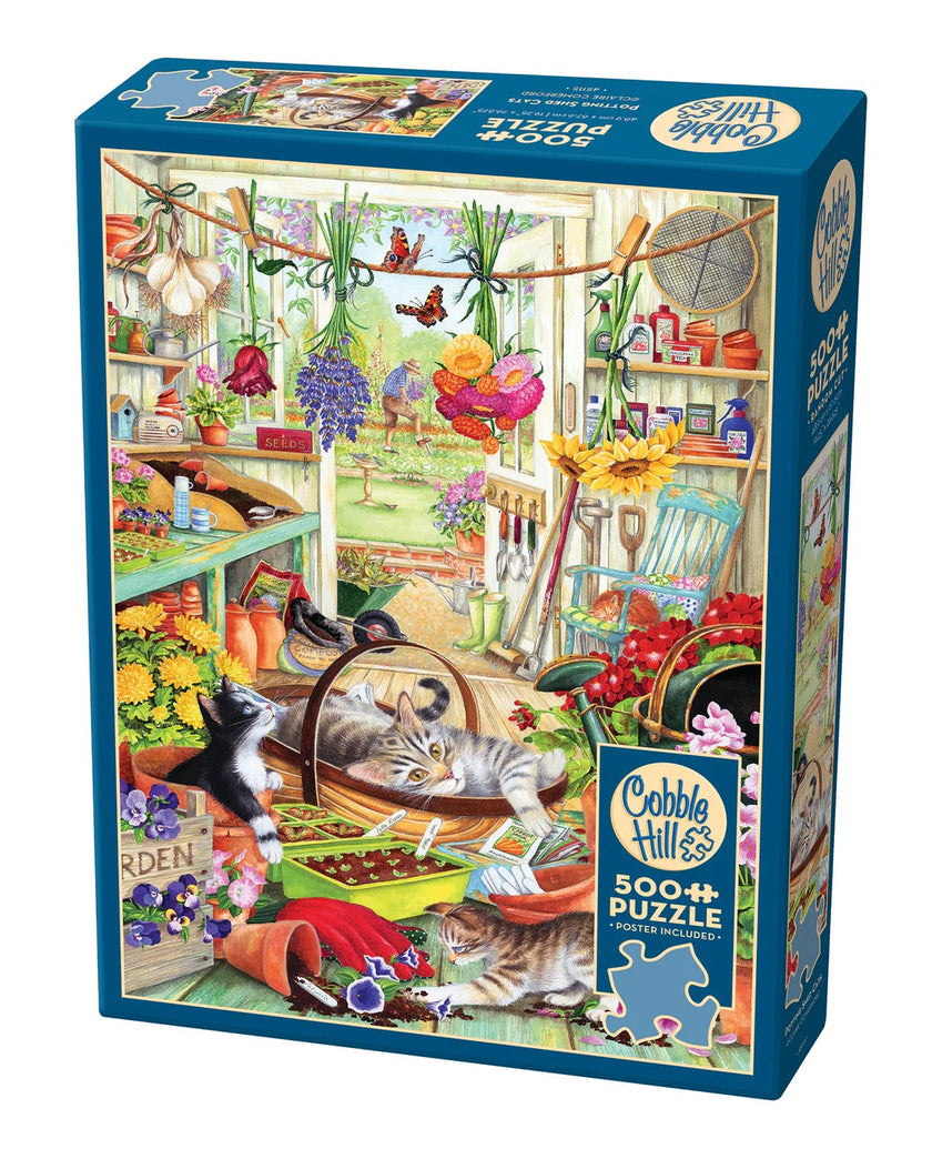 Cobble Hill - Potting Shed Cats | 500 Piece
