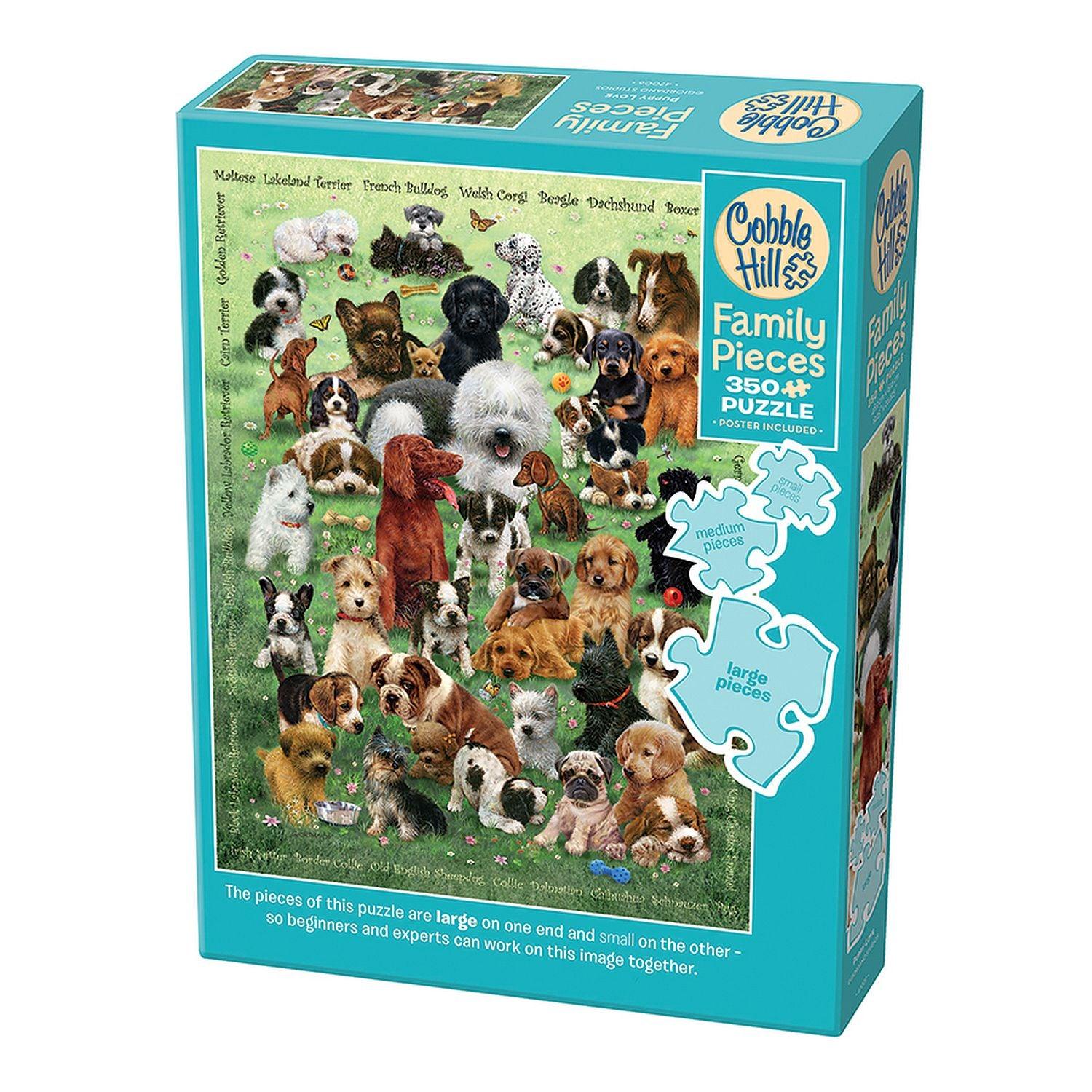 Cobble Hill - Puppy Love (350-Piece Puzzle)