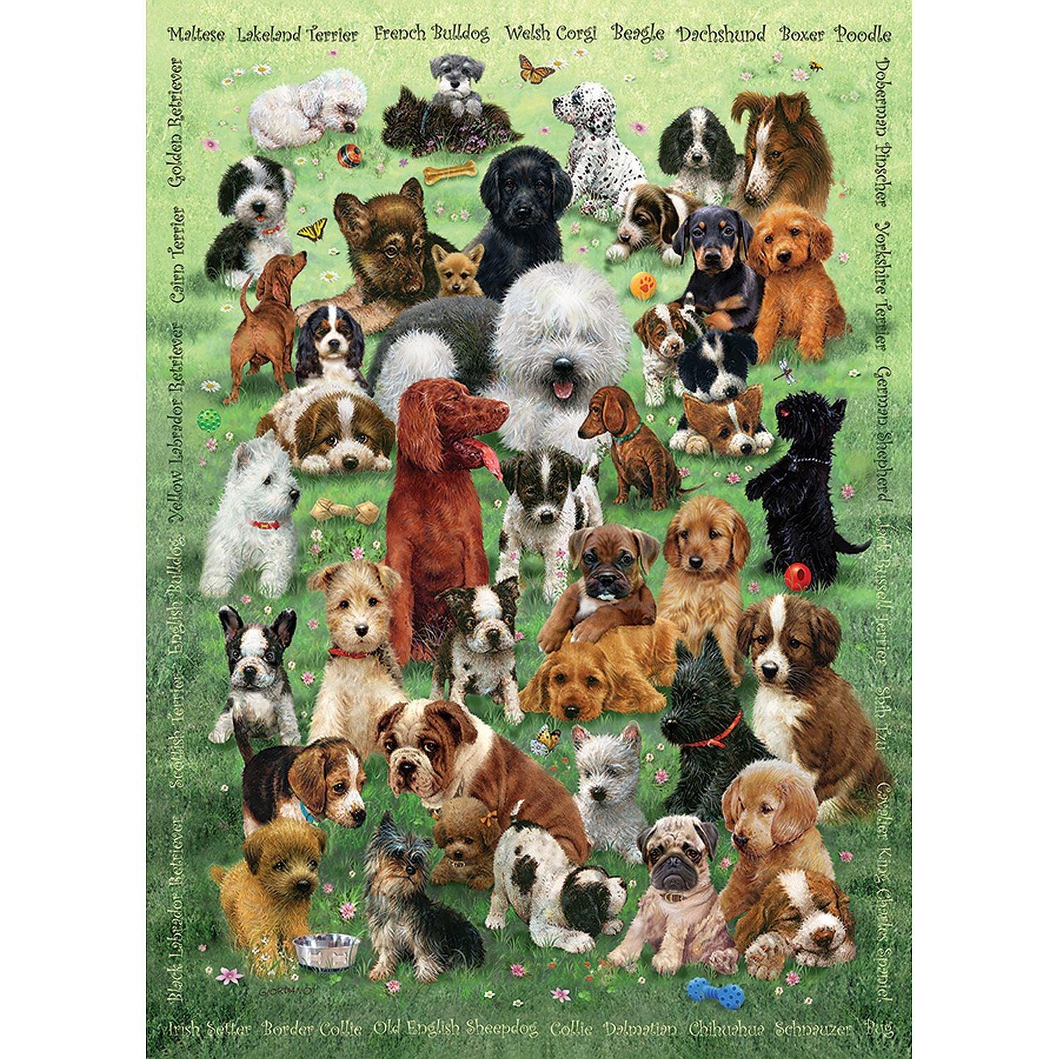 Cobble Hill - Puppy Love (350-Piece Puzzle)