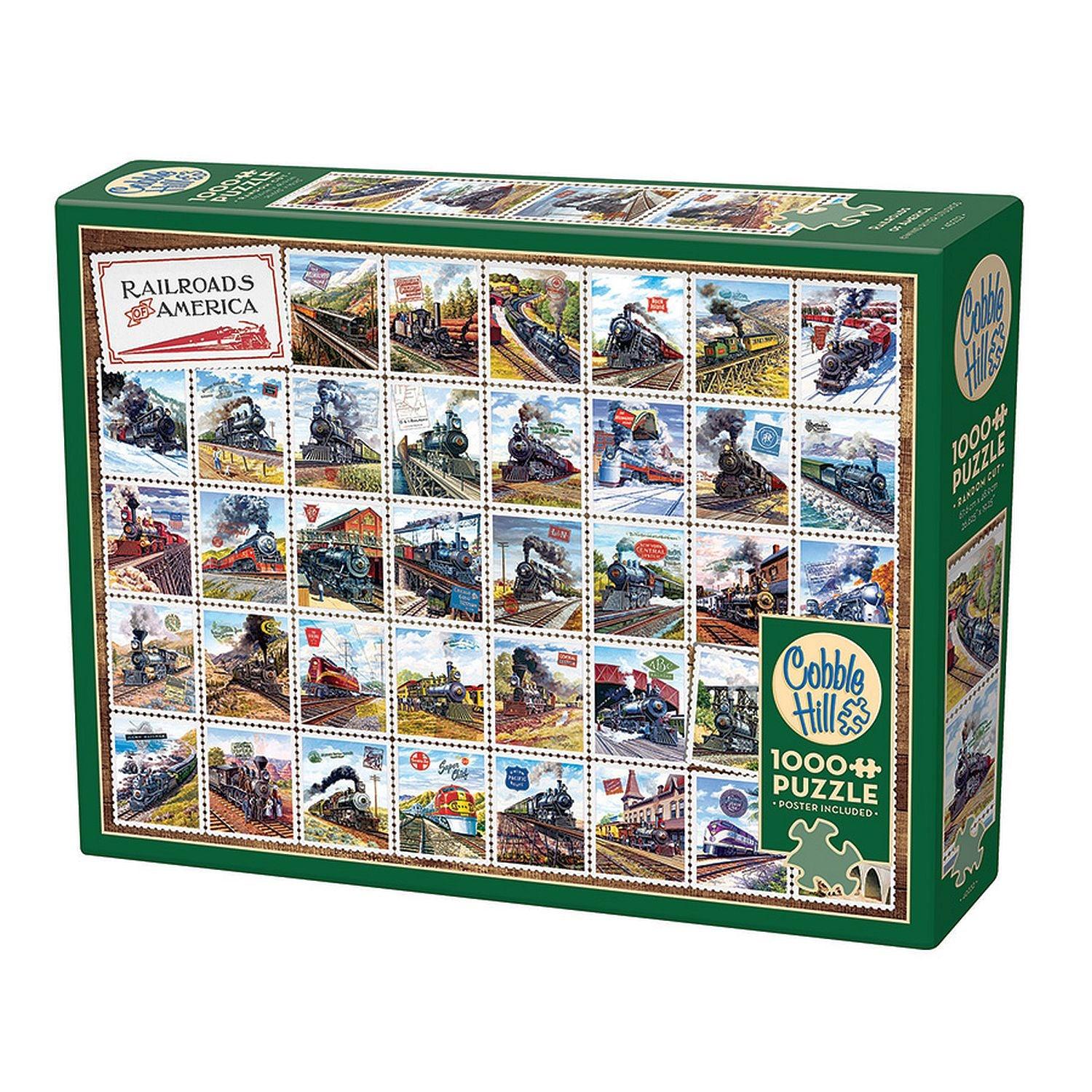 Cobble Hill - Railroads of America (1000-Piece Puzzle)