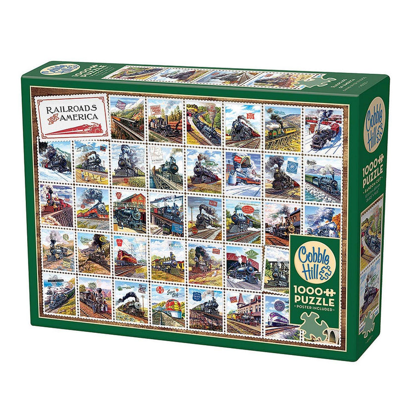 Cobble Hill - Railroads of America (1000-Piece Puzzle)
