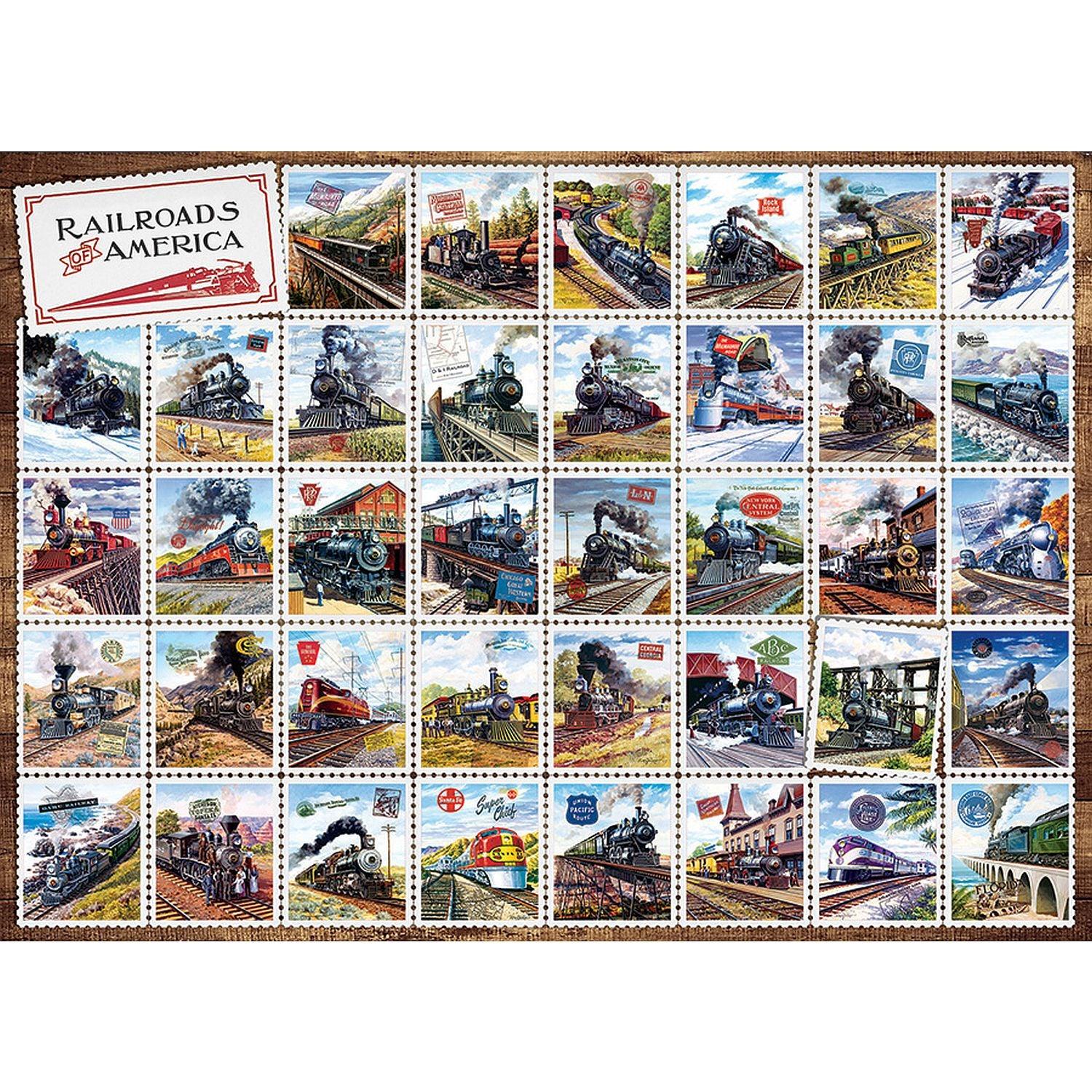 Cobble Hill - Railroads of America (1000-Piece Puzzle)